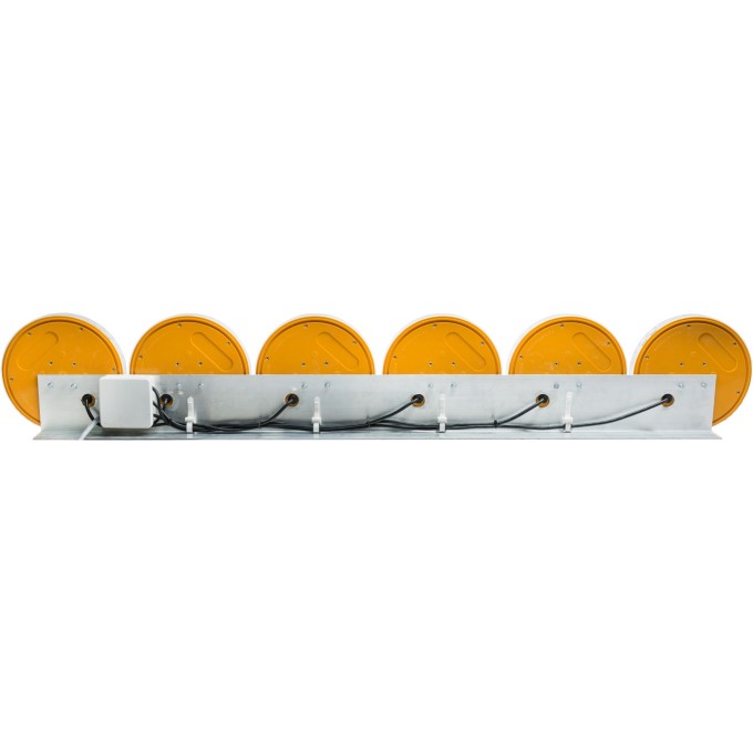 Rampa lumini LED dirijare trafic si semnalizare rutiera cu 6 lampi LED